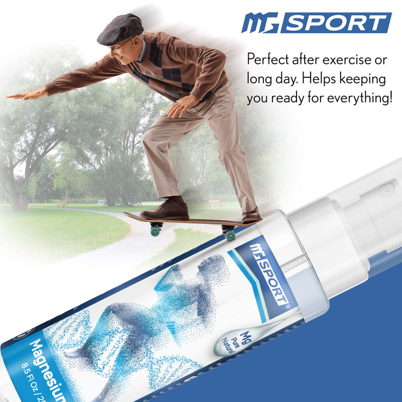 High Absorption Zinc and Magnesium Supplement and Magnesium Oil Spray - for Leg Cramps and Muscle Recovery