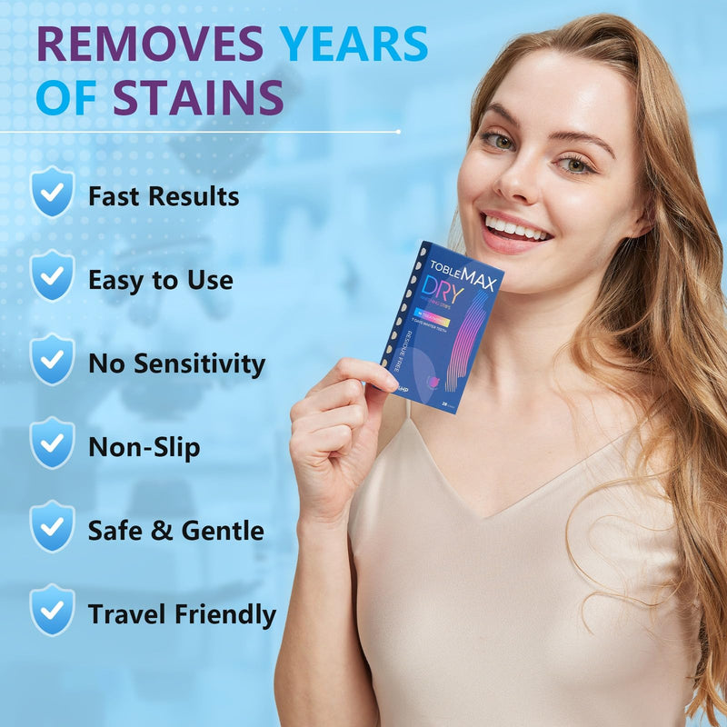 [Australia] - Teeth Whitening Strips-14 Days Treatment with Non-Slip, Residue Free Technology - Affordable Enamel Care, 10% Hydrogen Peroxide with Natural Coconut Oil Infused to Reduce Sensitivity. 