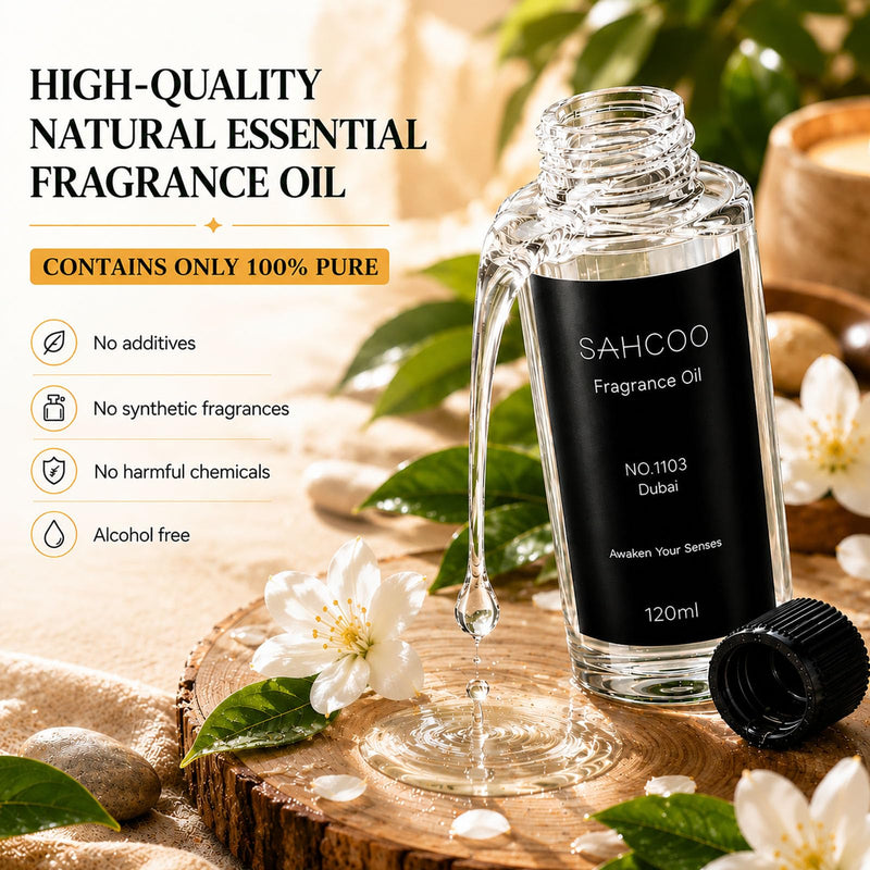 Hotel Diffuser Oil, Hotel Scent Fragrance Oil for Cold Air and Waterless Diffusers, 120 ml, Premium Aroma Oil for Home, Hotel, Office and Bedroom (No.101 My Way) No.101 My Way