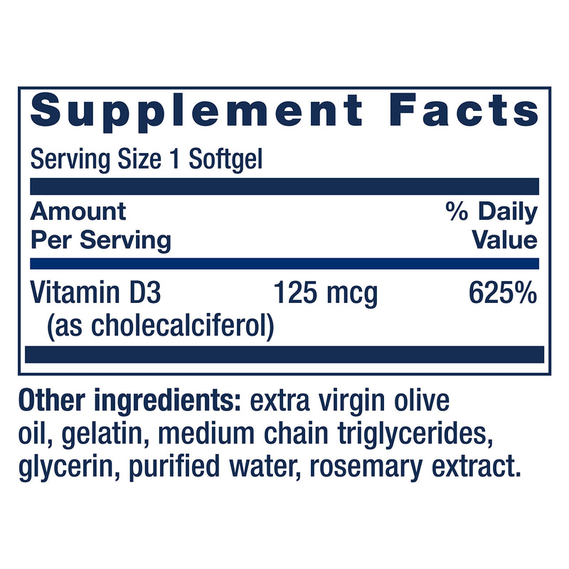 Life Extension Optimized Folate Heart & Brain Support Tablets and Vitamin D3 Bone, Brain & Immune Health Softgels - 100 Tablets, 60 Softgels Unflavored + Vitamin D3 125 mcg 100 Count (Pack of 1)