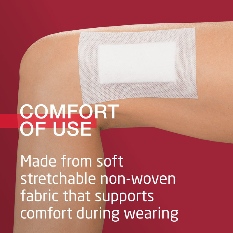 Hypafix Wide Area Fixation - Soft, Flexible, Breathable Wide Area Fixation for securing Wound dressings and Devices - Can Easily be Cut to Size - White - 30 cm x 10 m, 1 Roll 30 cm x 10 m (1 Roll)