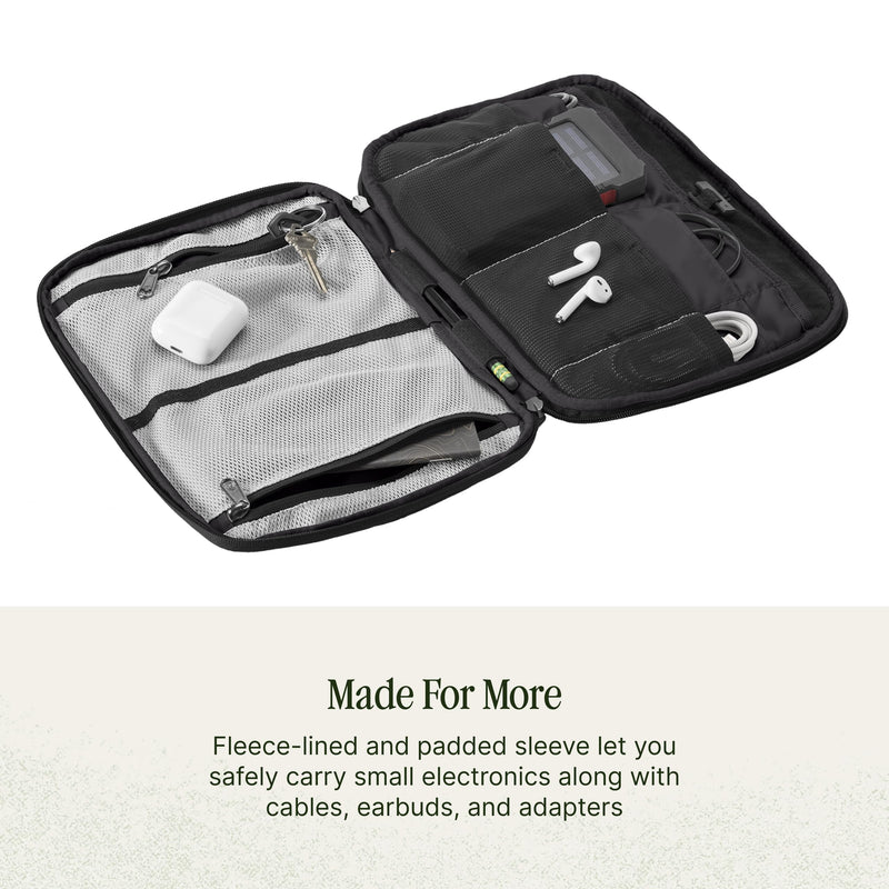 Eagle Creek Pack-It E-Tools Organizer Pro, Black | Compact Tech Accessory Pouch with Charging Cord Organizer, Small Tech Accessories Pouch, Travel Essentials