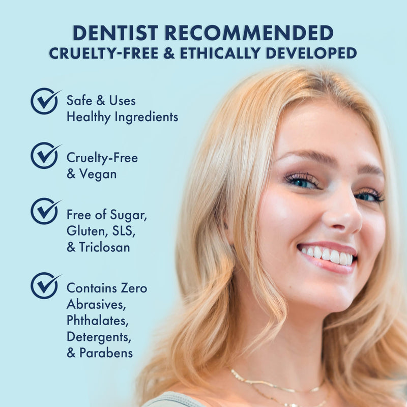 [Australia] - Teeth Whitening Strips, Results in 14 Days, Cleans Teeth & Reduces Plaque, Enamel Safe, for Sensitive Teeth, Uses Coconut Oil & Hydrogen Peroxide, No Slip Teeth Whitener, 14 Treatments 