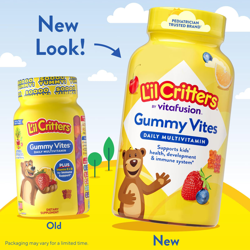 L'il Critters Gummy Vites Kids Multivitamin | 190 Gummies 190 Count (Pack of 1)