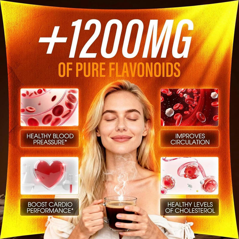 Fontaine High Flavanol Cocoa Powder, 1200mg Flavanols & Flavonoids Supplements, 10X More Flavanols (Epicatechin) Than Cocoa & 600mg of Epicatechin Supplement for Heart Health, Nitric Oxide & Energy