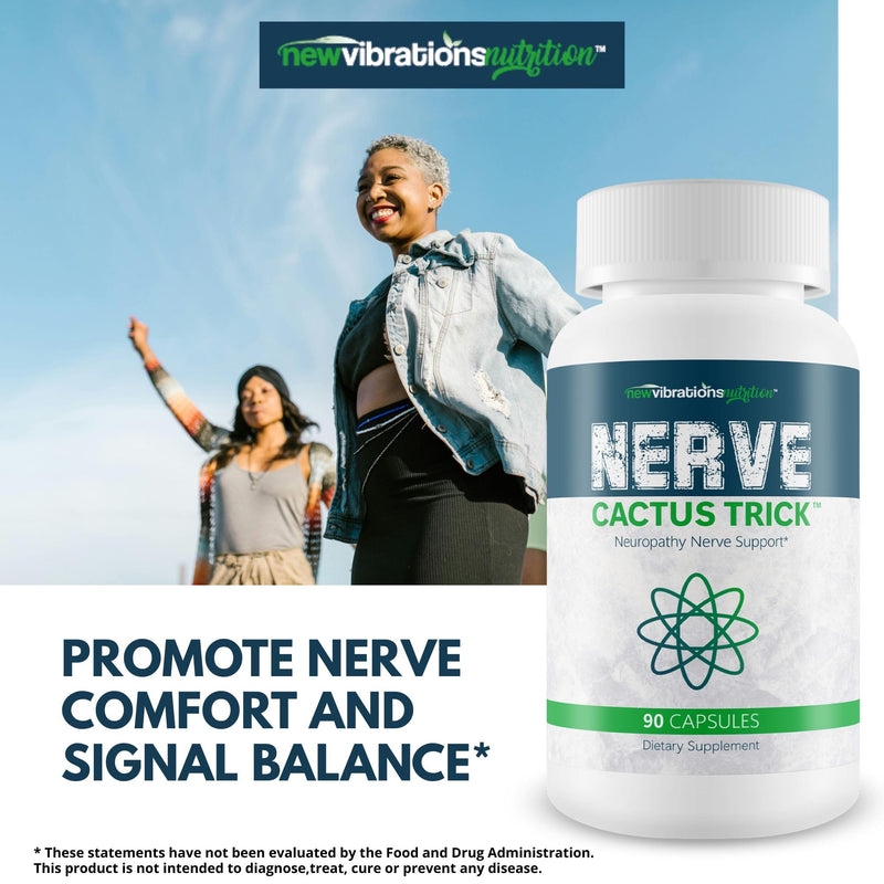 Nerve Cactus Trick - Our Best B12 Nerve Repair Neuropathy Support Supplement - Natural Neuropathy Supplement for Nervous System Health & Support - Help Support Nervous System Defense & Regeneration