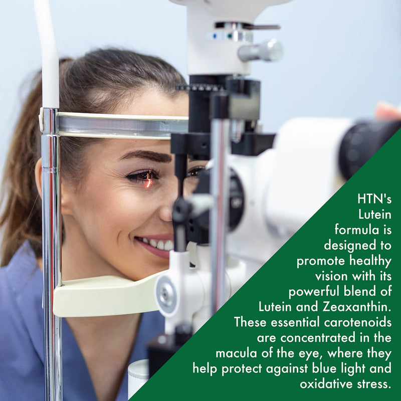 [Australia] - Lutein 20mg with Zeaxanthin 4mg 180 Softgels | All-Trans Marigold Extract in Nature Identical 5:1 Ratio | Supports Healthy Eye, Skin and Brain | Non-GMO Soy & Gluten Free | by Health Thru Nutrition 180 Softgels (Pack of 1) 