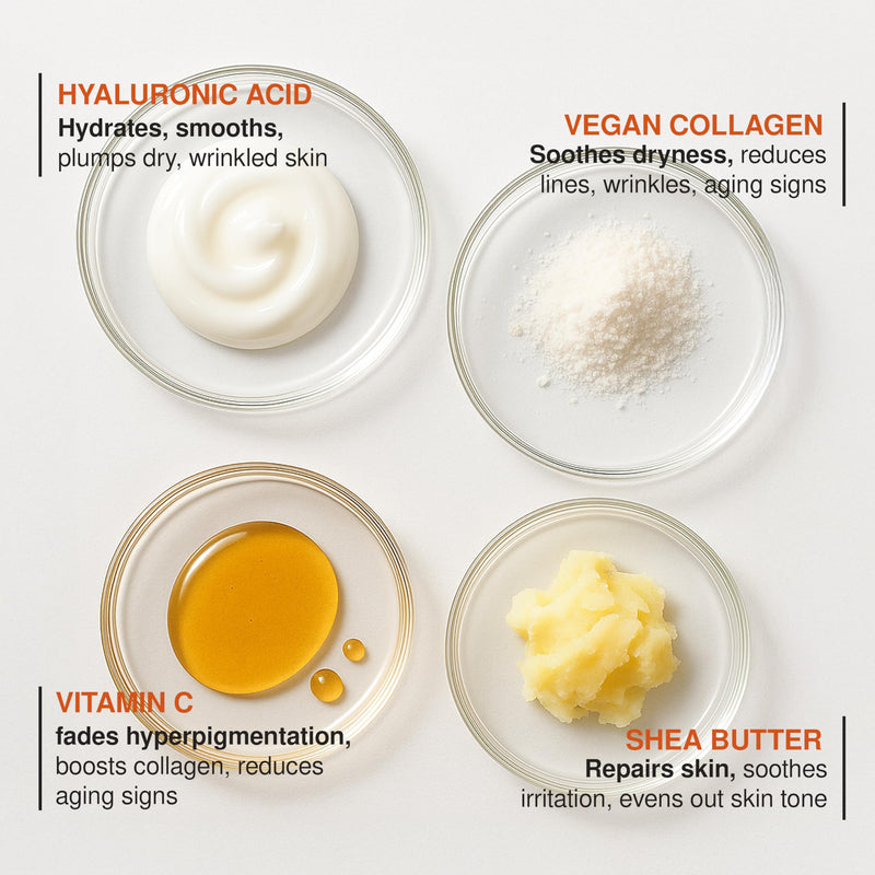Vitamin C & Collagen Face Moisturizer –Dermatologist Tested, Anti Aging Day Cream, Korean Skin Care – Hydrating, Firming & Plumping – Vegan, Clean Beauty, Cruelty-Free – 1.69 Fl Oz Vitamin C & Collagen