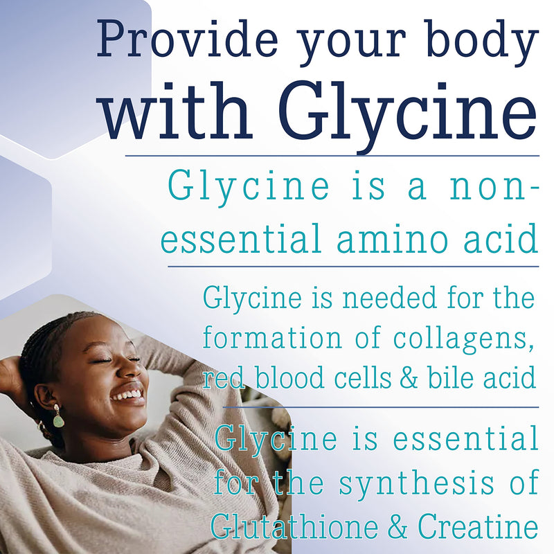 Life Extension, Glycine 1000mg, High-Dose, 100 Vegan Capsules, Laboratory Tested, Gluten-Free, Vegetarian, Soy-Free, Non-GMO, Amino Acid Nutrition, Glycine Supplement