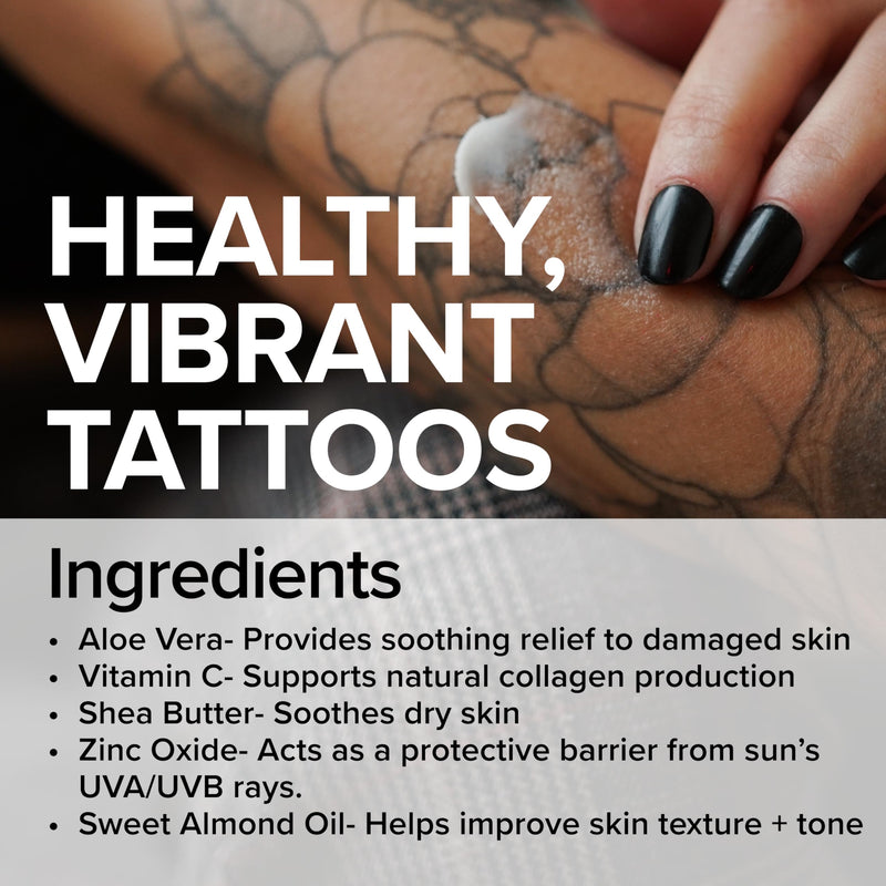 [Australia] - Tattoo Care Bundle Kit (3-Piece) Repair Soothing Gel, Enhance Balm & Defend SPF 30 Sunscreen - Full Coverage Tattoo Care Kit for New & Current Tattoos Sunscreen, Soothing Gel, Balm 