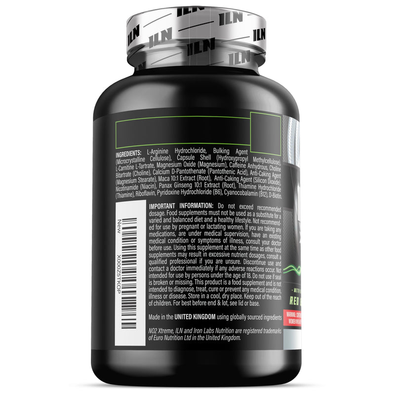 NO2 Xtreme – High Strength 5,070mg Nitric Oxide Supplements for Men & Women – Nitric Oxide Booster Pre Workout Tablets with L Arginine (120 Vegetarian Capsules) 120 count (Pack of 1)
