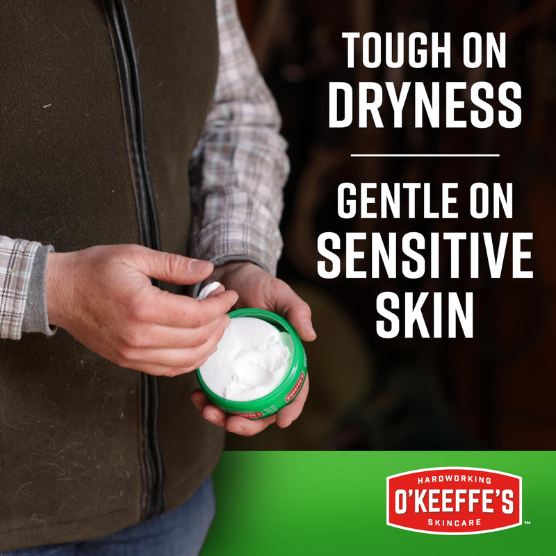 [Australia] - O'Keeffe's Working Hands Hand Cream for Extreme Dryness - 6.8 oz Value Size Jar (2 Pack) - Repairing Skincare for Cracked, Dry Hands 2 Pack 6.8 Ounce (Pack of 2) 
