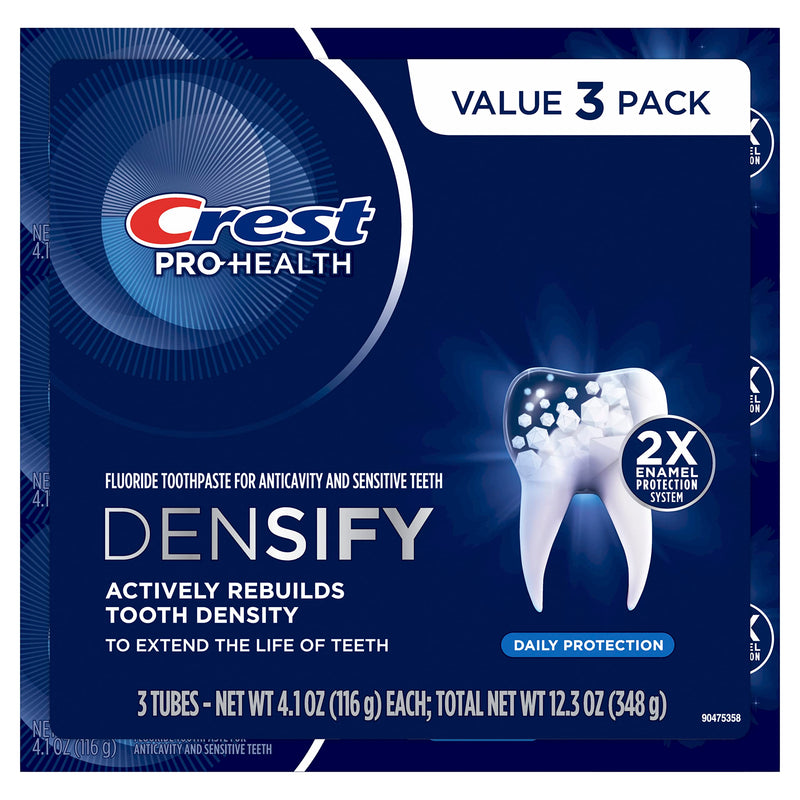 [Australia] - Crest Pro-Health Densify Toothpaste Daily Protection with Fluoride for Anticavity and Sensitive Teeth, 4.1oz (Pack of 3) 
