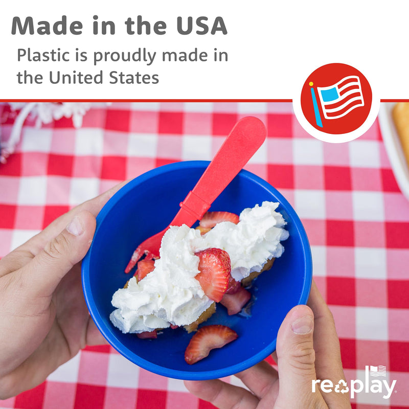 [Australia] - Re-Play Toddler Forks and Spoons Set - 4x4 Utensils Set for Kids - Dishwasher and Microwave Safe - Made in USA - Pack of 8-5.8" x 1.2" x 0.2" - Princess Without Carrying Case 