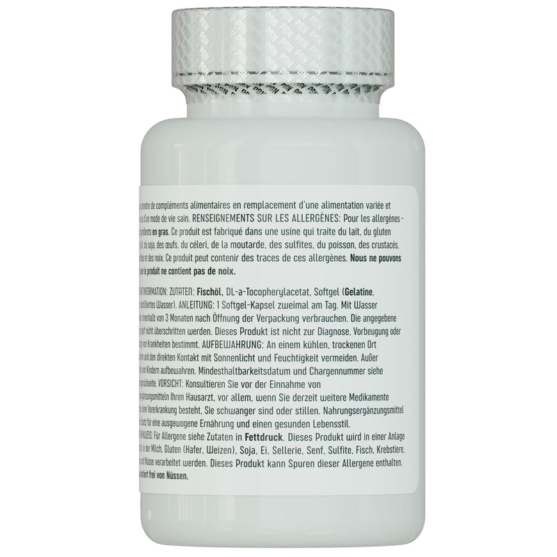 PBN Fish Oil Softgels 1000mg 18/12 EPA/DHA 120 count (Pack of 1)