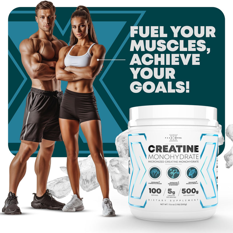 [Australia] - Performance Micronized Creatine Monohydrate Powder Supplement, 5000mg (5g), 100 Servings, Unflavored, Gluten Free, Non-GMO, Vegan 