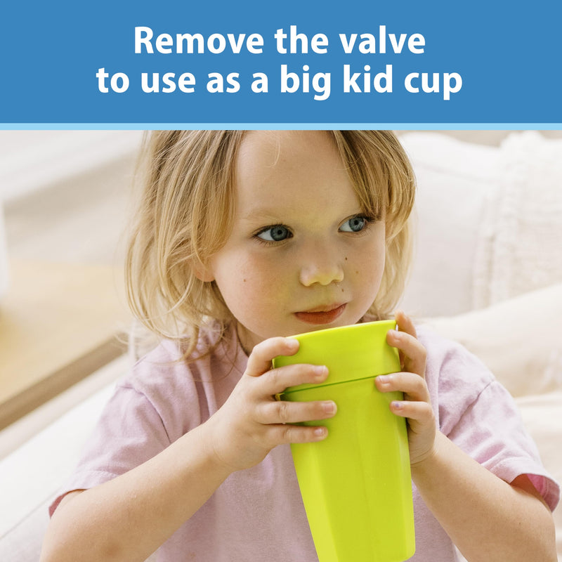 [Australia] - Dr. Brown's Milestones Cheers 360 Spoutless Transition Cup, Travel Friendly and Leak Free Sippy for Babies and Toddlers, Green and Pink, BPA-Free, 10 oz/300 mL, 9m+ 10 Ounces 