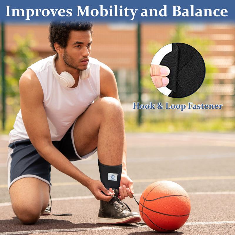 Foot Drop Brace - AFO Ankle Brace - Support for Walking and Sleeping, Soft Night Splint, Ankle Stabilizer for Foot and Ankle Support - Joint Pain Relief (RIGHT FOOT) RIGHT FOOT