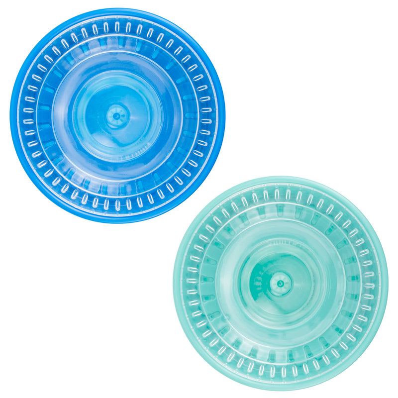 [Australia] - Dr. Brown's Milestones Cheers 360 Training Cup for Toddlers & Babies, Leak-Free Sippy Cup, Blue/Aqua, 10oz/300mL, 9m+, 2 Pack (Colors May Vary) 10 oz, Blue & Aqua 