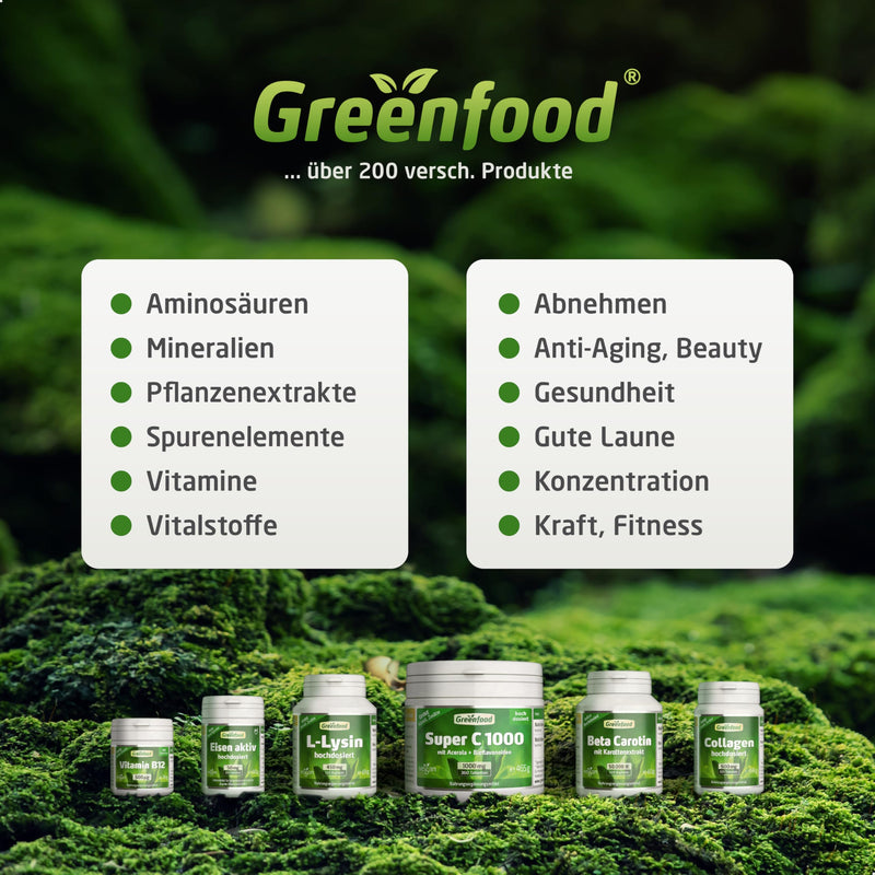 [Australia] - Greenfood Glucosamine, 430 mg, 120 capsules, high dosage - no artificial additives, no genetic engineering (Non GMO). 120 pieces (pack of 1) 