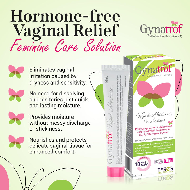 [Australia] - Vaginal Moisturizer ‚Äì Fast-Acting, Hormone-Free Relief for Vaginal Dryness, Itch & Irritation, Hyaluronic Acid & Vitamin E for Menopause Comfort, Easy to Use ‚Äì 20 Applications, 50 mL 