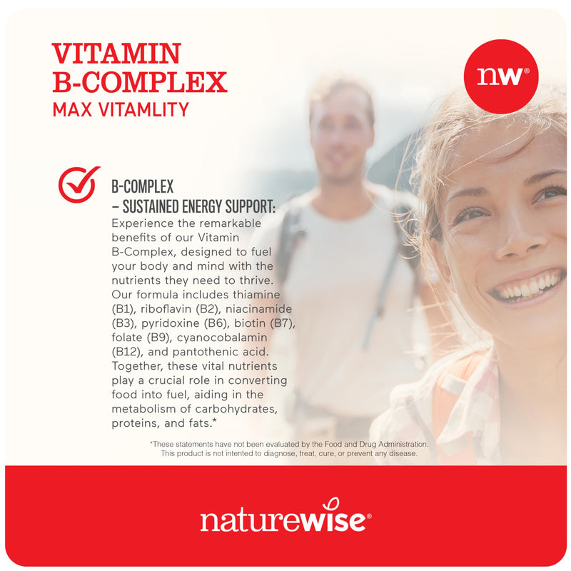 NatureWise 1000mg Omega 3 600mg EPA 400mg DHA with Vitamin E 180ct & Vitamin B Complex for Women and Men 150 Softgels[5-Month Supply]