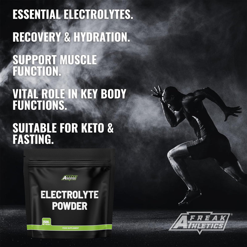 Freak Athletics Electrolytes Powder 250g - Unflavoured, Zero Sugar Hydration Electrolyte Powder, Electrolytes for Keto & Fasting, Daily Hydration Support | (250 Servings) (Pack of 2) 250 g (250 Servings) (Pack of 2)