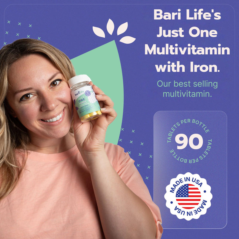 Just One - Once Daily Bariatric Multivitamin with Iron (30) 30 Count (Pack of 1)