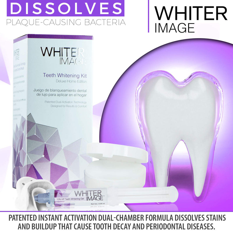 [Australia] - Deluxe Teeth Whitening Kit to Eliminate Teeth Discoloration While Fighting Plaque Bacteria, Teeth Whitening Set for A Stronger Enamel 