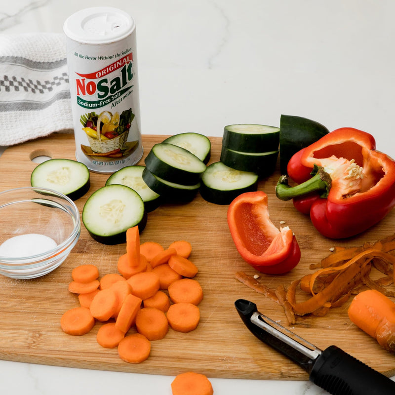 [Australia] - Original NoSalt 11OZ - Premium Sodium-Free Salt Substitute, Ideal for Low Sodium Diets, Real Salt Taste (Pack of 1) + CreateAndBundle Sticker 