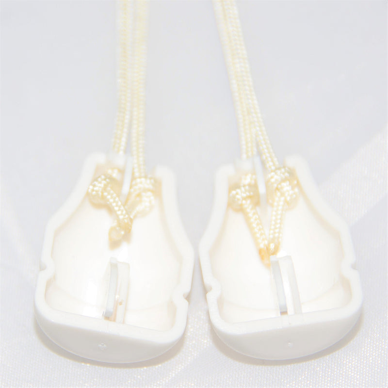 [Australia] - 8 Pack Safety White Blind Knobs. This Tassel Separates The Pull Cords When Excessive Pressure is Detected to Avoid Potential Child Or Pet Strangulation. A Smart Choice for Parents. 8 Bell Shape, White 