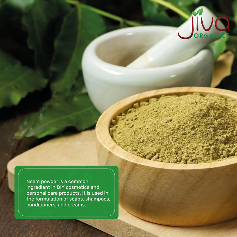 [Australia] - Jiva Organics Organic Neem Leaf Powder 1.5 Pound Bulk Bag - Azadirachta Indica - Pure & Natural Ayurvedic Herb - Neem Powder for Eating, Skin, Gums, and More! 1.5 Pound (Pack of 1) 