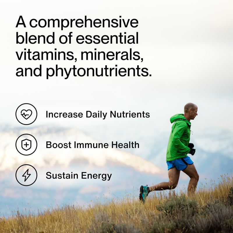Momentous Essential Multivitamin for Women & Men, Complete Mineral Complex | Supports Energy, Immune Health, & Wellness, NSF Certified for Sport, Non-GMO & Gluten-Free (30 Servings)