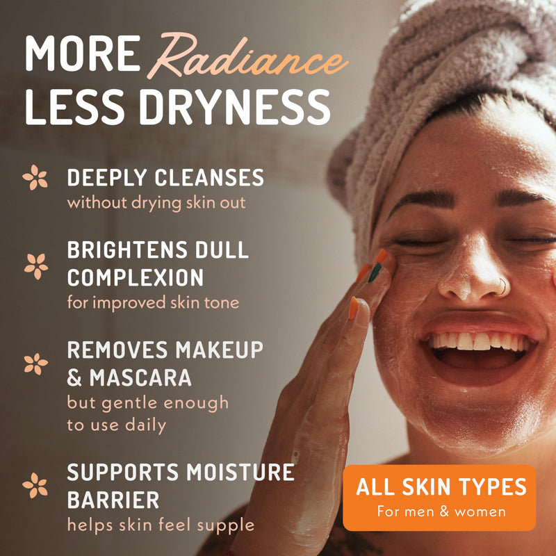 Eve Hansen Vitamin C Cleanser Face Wash | Anti Aging Facial Cleanser for Fine Lines, Age Spots, Dark Circles | Cruelty Free Skin Care Cleansing Gel with Aloe Vera, Vitamin E (4 oz) 4 Fl Oz (Pack of 1)