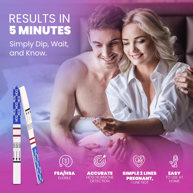[Australia] - Pelvana Pregnancy and Ovulation Test Strips Combo Kit - 50 LH Fertility Test Strips + 20 Pregnancy HCG Checker Kits - Identify Your Peak Fertility Days - Easy at Home Ovulation Tests (70 Piece Kit) 1 Count (Pack of 70) 
