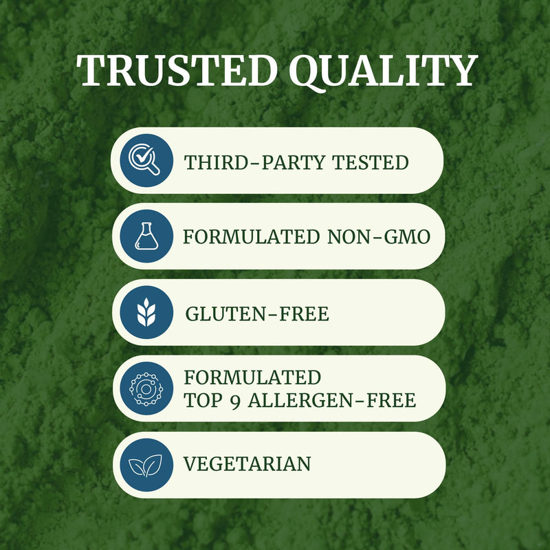 Moringa Capsules 5000mg, Antioxidant Superfood, Non-GMO, Third-Party Tested | Pure Moringa, Energy Immunity & Gut Health Support, Gluten-Free Vitamins & Minerals Supplement, 60 Capsules (2 Month Supply)