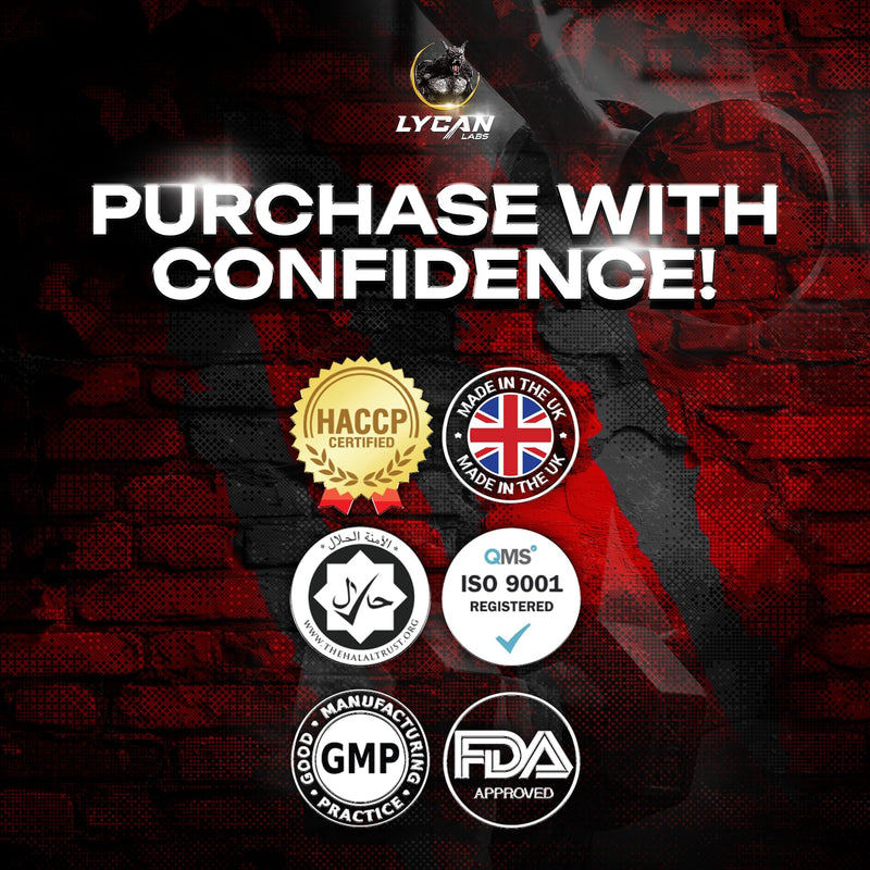 Wolfsbane Strong Pre Workout Powder – High Stim Energy, Pump & Focus, 350mg Caffeine, 6g Citrulline, 3.2g Beta‑Alanine, Black Cherry & Raspberry, 40/20 Servings