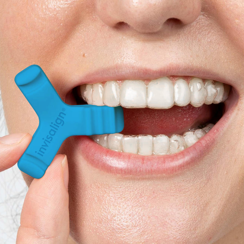 [Australia] - Invisalign Munchies EPS Aligner and Retainer Tray Seaters, Aligner Chewies (Pack of 2) (Blue) Blue 