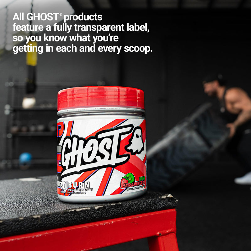 [Australia] - GHOST Burn Weight Management Powder, Kiwi Strawberry (60 Servings) - Metabolism & Energy Support Supplement for Men & Women - Natural Caffeine, L-Carnitine & L-Tyrosine - Soy & Sugar-Free, Vegan 