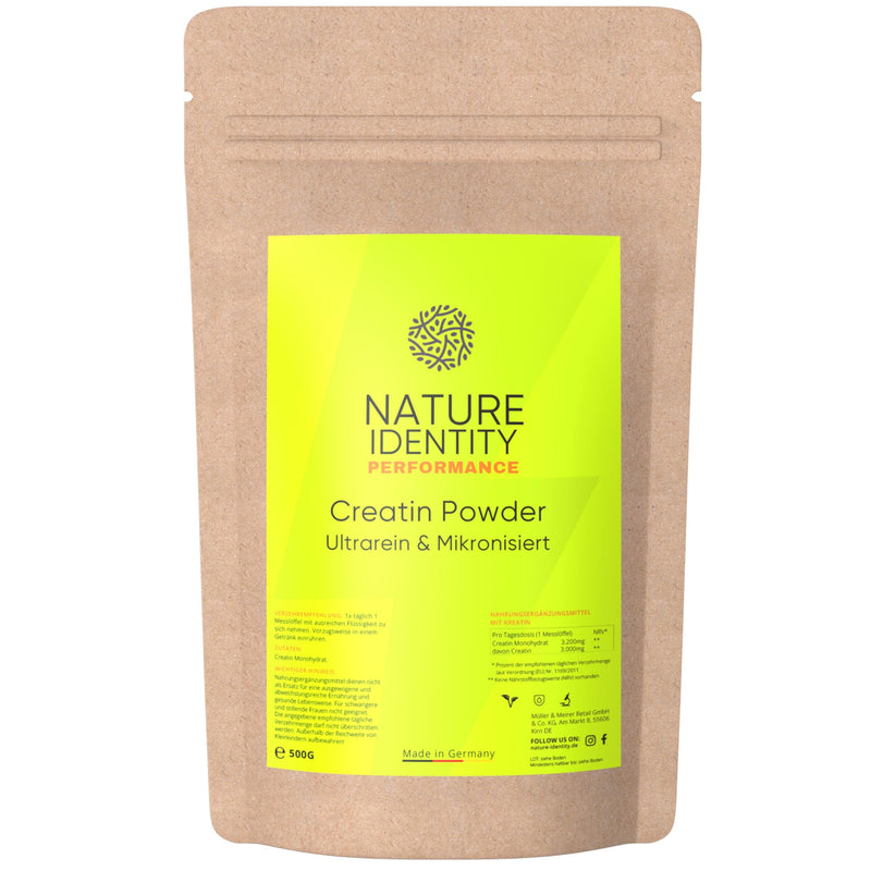 [Australia] - Creatine monohydrate powder 500g - ultra-pure creatine monohydrate in micronized premium quality - 142 portions - easily soluble & without additives 