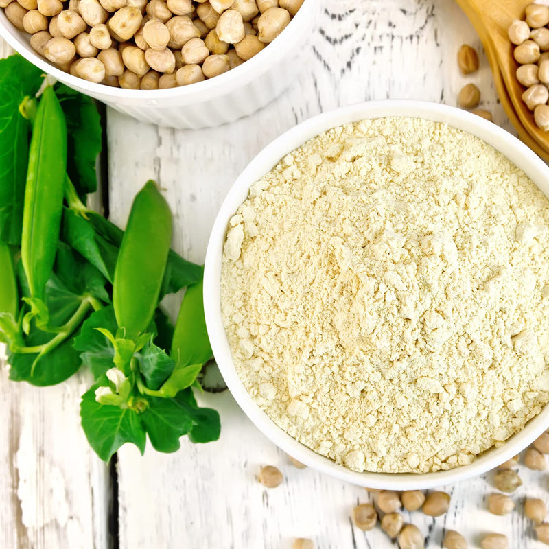 [Australia] - Organic pea protein powder - 1 KG - Pea flour including all essential amino acids - Vegan protein powder with 84% protein - Supports muscle building 