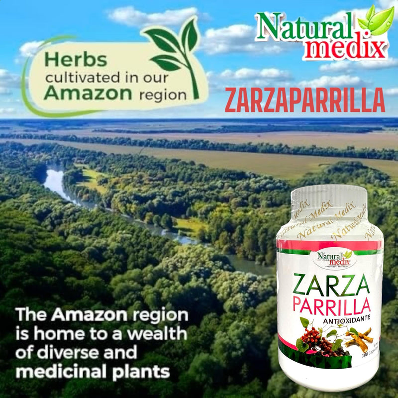 [Australia] - Zarzaparrilla Premium Natural Detox Supplement Herbal Blend from Peru ‚Äì 100 Capsules ‚Äì Supports Vitality & Internal Balance ‚Äì for Men & Women 