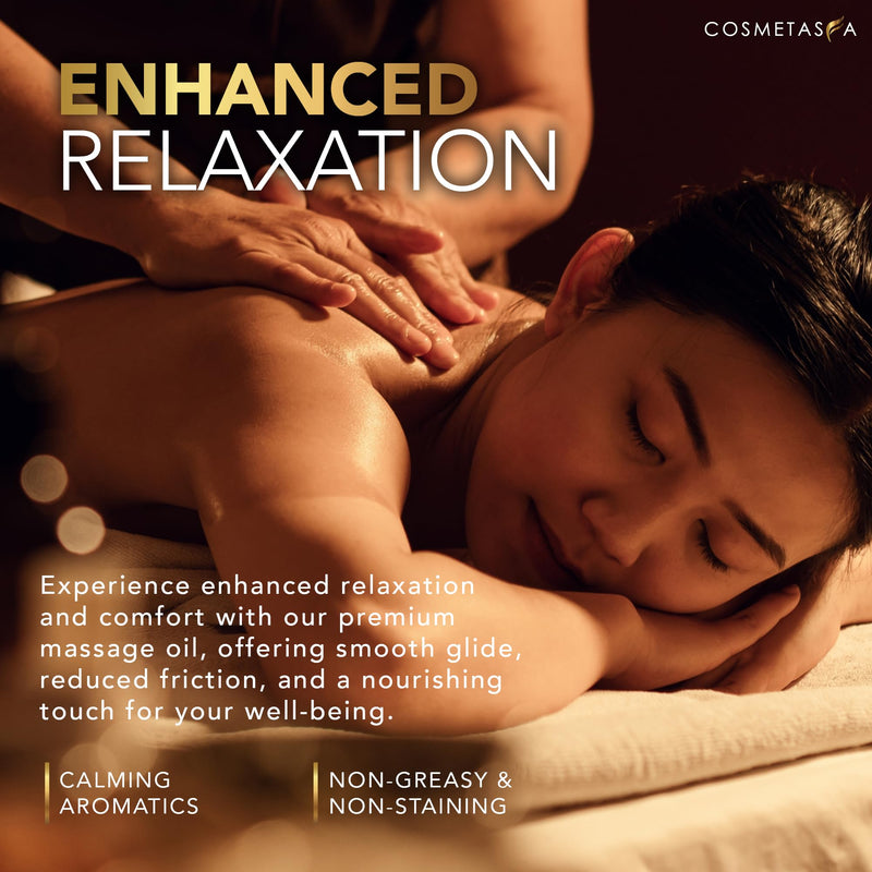 [Australia] - Lavender Relaxation Massage Oil with Massage Roller Ball - No Stain 100% Natural Blend of Spa Quality Oils for Calming, Aromatic, Soothing Massage Therapy 