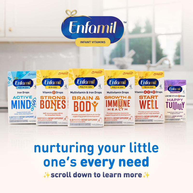 [Australia] - Enfamil Fer-In-Sol Iron Supplement Drops for Infants & Toddlers, Supports Brain Development, 50 mL Dropper Bottle 1.69 Fl Oz (Pack of 1) 