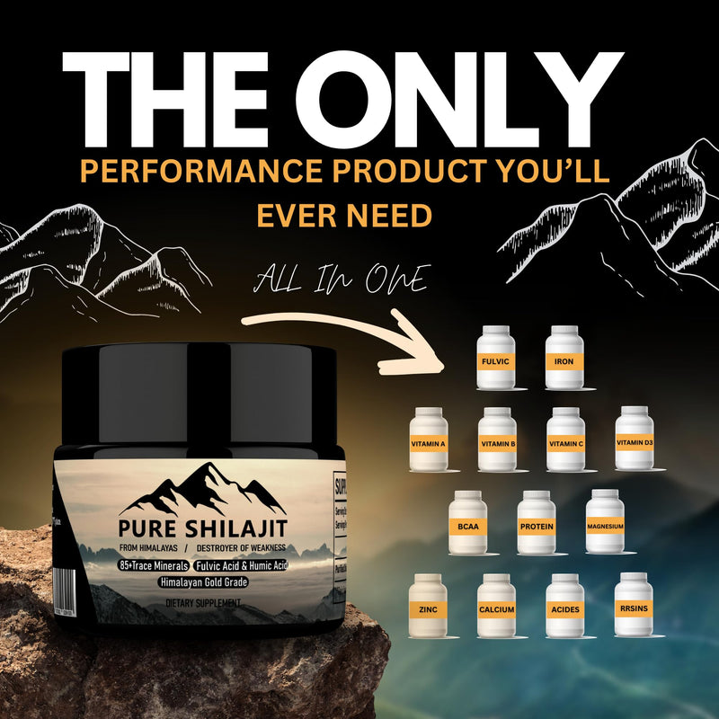 [Australia] - Himilayan Resin, Organic Natural Supplement with 85+ Trace Minerals + Humic Acid, High Potency Providing Energy, Strength & Immunity, Golden Grade A for Men and Women 20g 