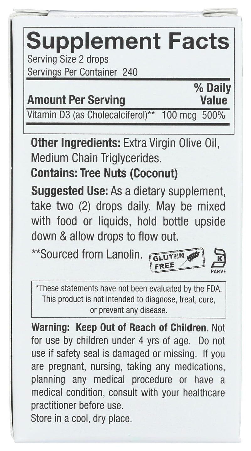 Nature's Answer Vitamin D3 Drops