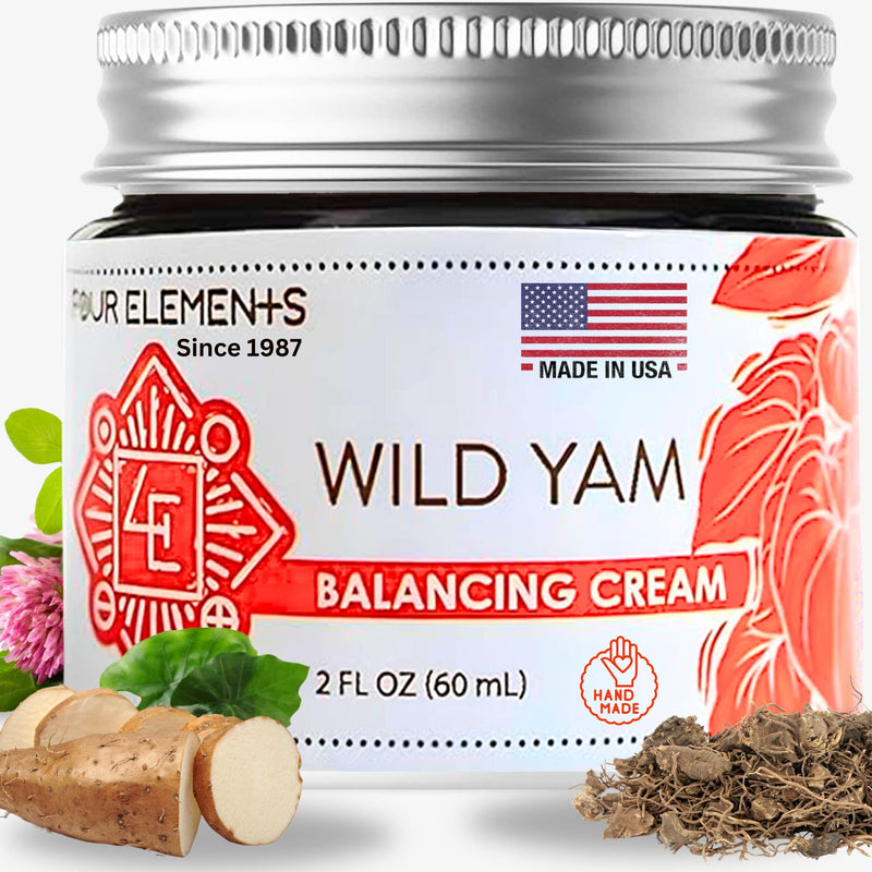 [Australia] - Wild Yam Balancing Cream, 2 OZ - 1st Place Winner at the 2023 International Herb Symposium for Creams and Salves! Proudly Farmed, Crafted and Packaged in WI, USA. 