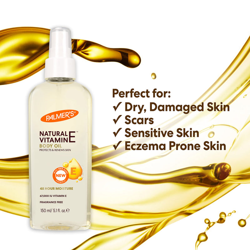 Palmer's Vitamin E Multi-Purpose Body Oil,5.1 Ounce,(Pack of 2) 5.1 Fl Oz (Pack of 2)