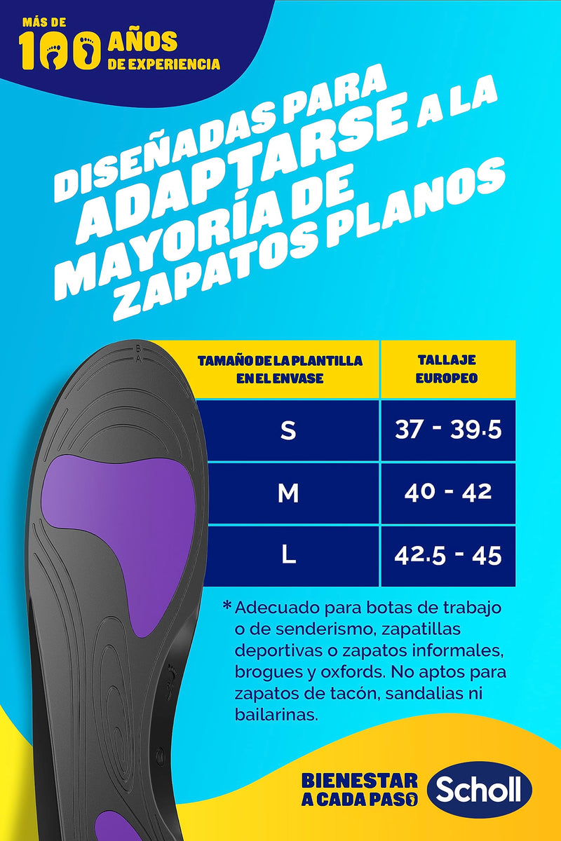 [Australia] - Scholl anti-pain insoles size L 42.5-45 