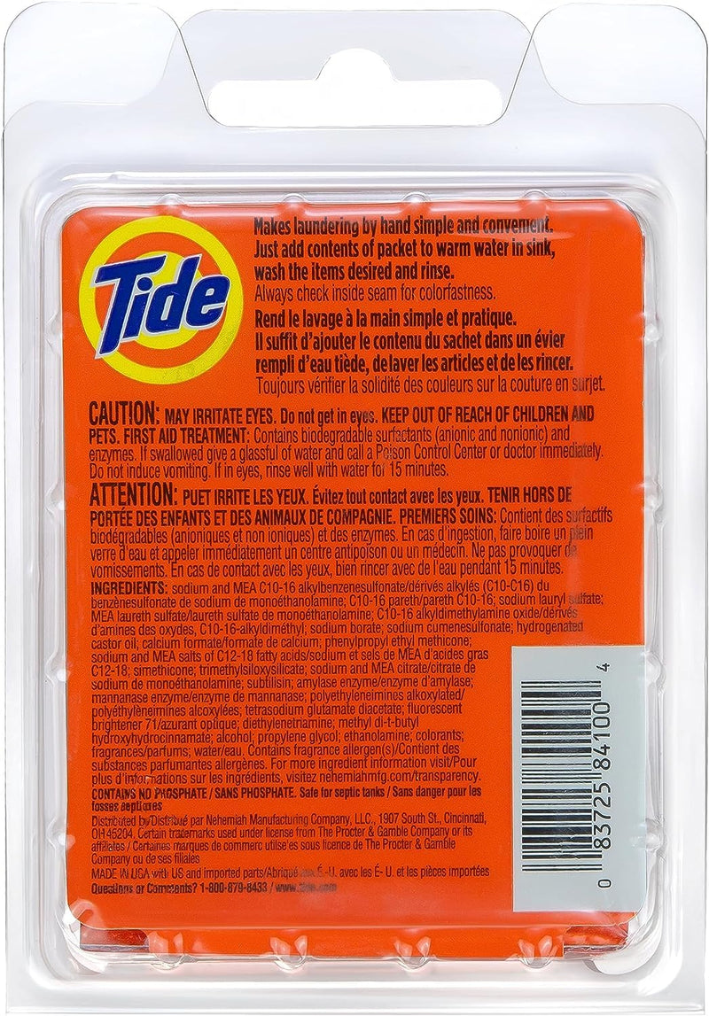 [Australia] - Tide Liquid Travel Sink Packets, 3-Count 0.45 Fl Oz (Pack of 1) Fresh 